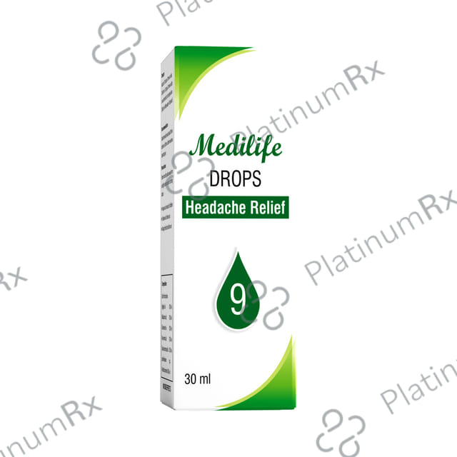 Medilife No 9 Headache Relief Drop (30ml Each) 1 Bottle