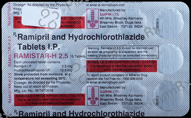 Ramistar H 2.5mg Tablet 15s