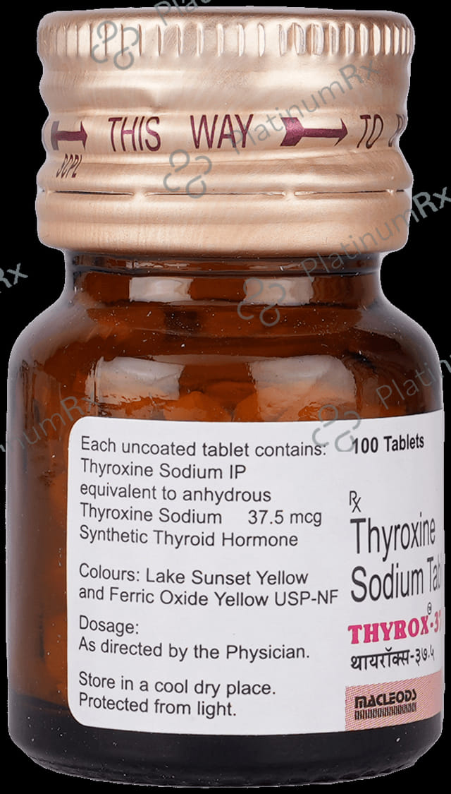 Thyrox 37.5mcg Tablet 100s