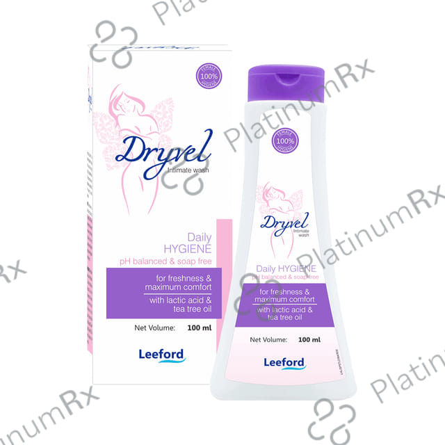 Dryvel Intimate Wash with Lactic Acid & Tea Tree Oil