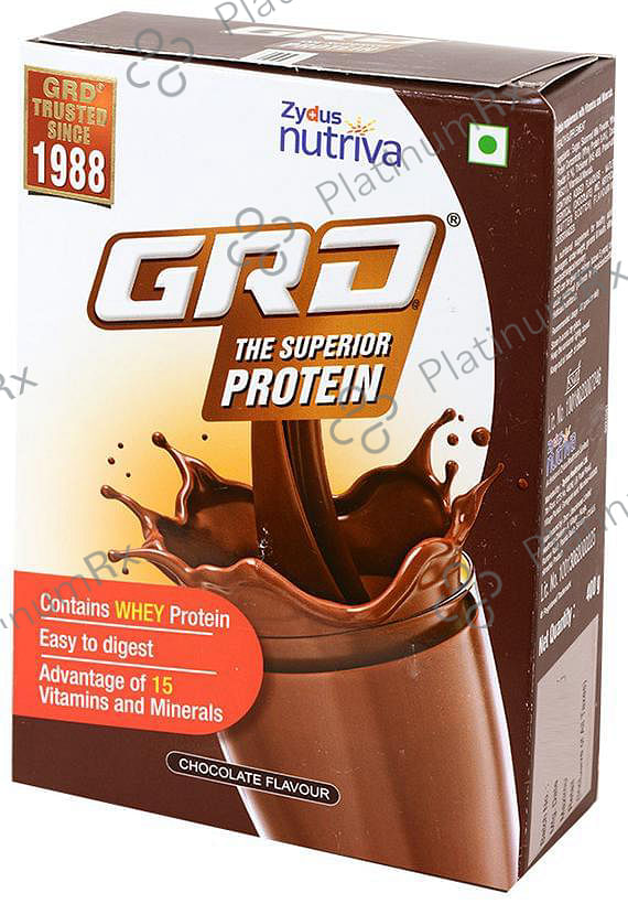 GRD Whey Protein Flavour Chocolate Powder 400gm