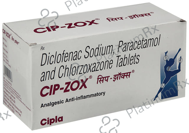 Cip Zox 500/50/325mg Tablet 6s