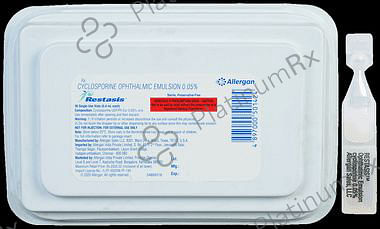 Restasis 0.05% Ophthalmic Emulsion (0.4ml each) 30s