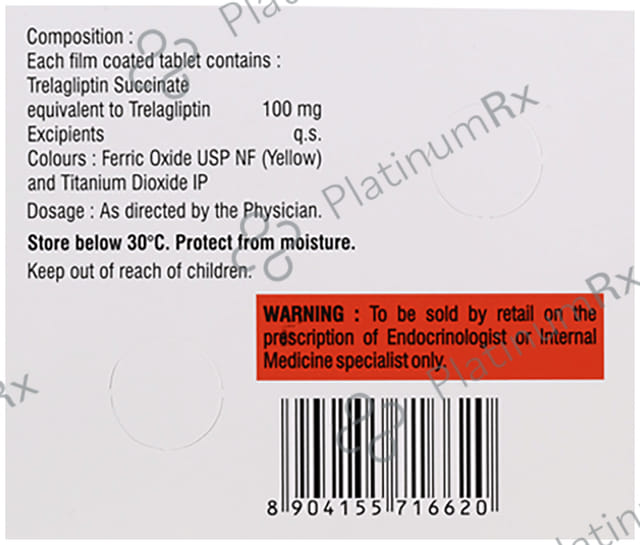 Trelaglip 100mg Tablet 4s