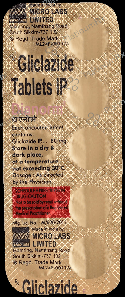 Dianorm 80mg Tablet 10s