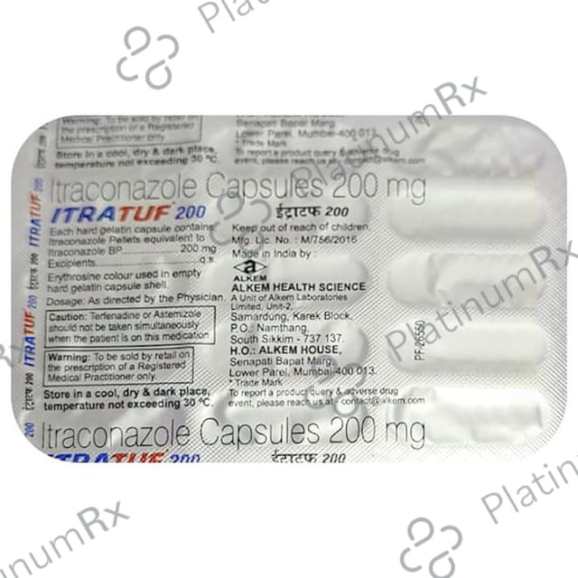 Itratuf 200mg Capsule 15s