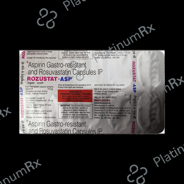 Rozustat ASP 75/10mg Capsule 10s