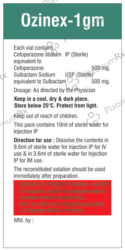 Ozinex 1gm Injection