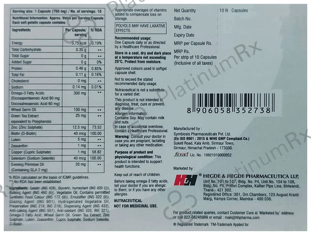 Hhomega Plus Capsule 10s