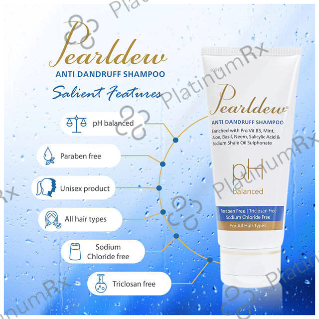 Pearldew Anti Dandruff Shampoo (100ml Each) 4 Tubes