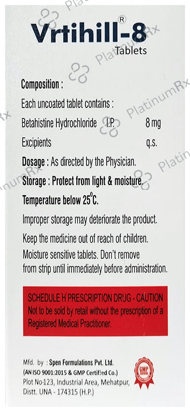 Vrtihill 8 Tablet