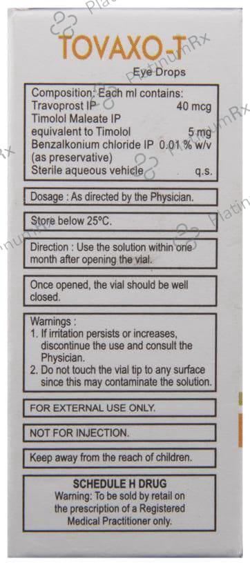 Tovaxo T 5mg/40mcg Eye Drop 2.5ml