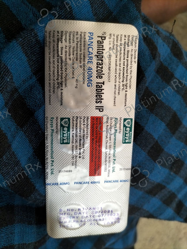 Pancare 40mg Tablet 10s