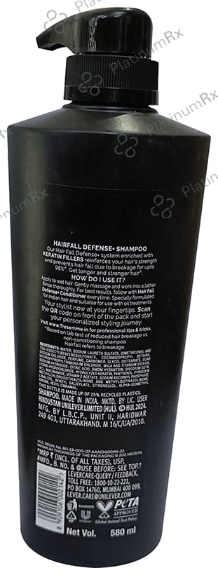 TRESemme Pro Collection Hair Fall Defense Shampoo 580ml
