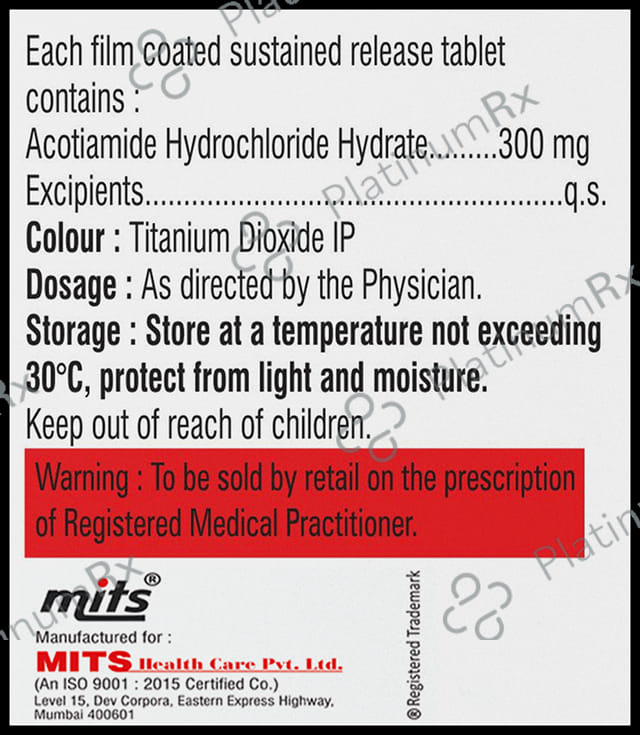 Actomit 300mg Tablet SR 10s