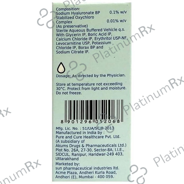 Soha 0.1% Eye Drop 10ml