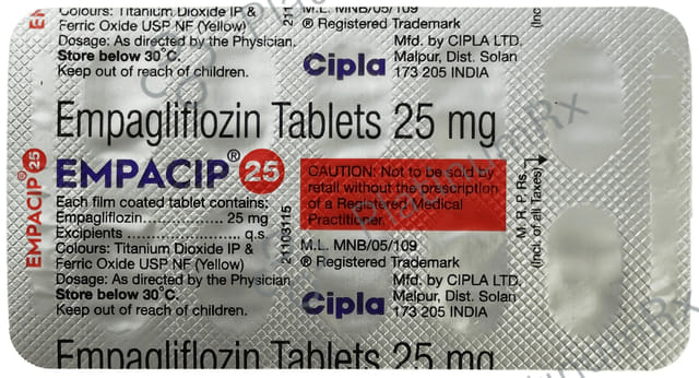 Empacip 25mg Tablet 10s