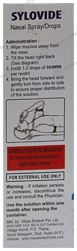 Sylovide Nasal Spray 10ml