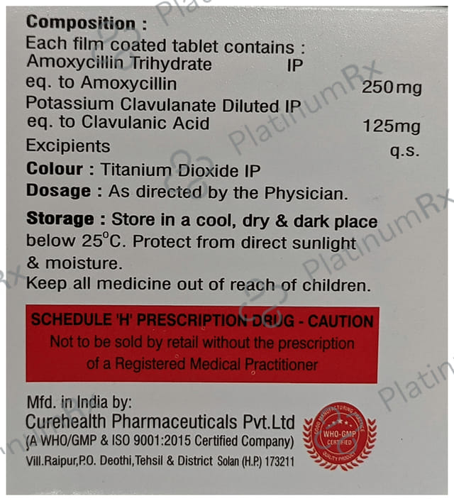 Amoxent 375mg Tablet 6s