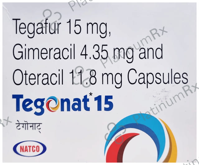 Tegonat 15mg Capsule 7s