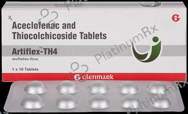 Artiflex TH 100/4mg Tablet 10s