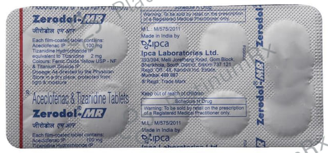 Zerodol MR 100/2mg Tablet 10s