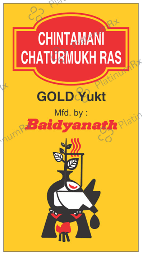 Baidyanath Chintamani Chaturmukh Ras Gold Yukt