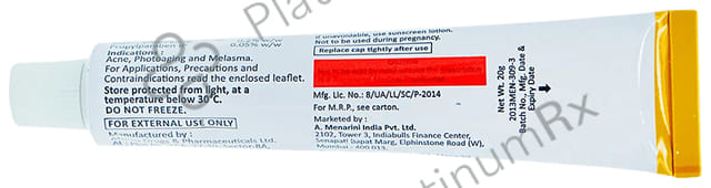 A Ret 0.05% Gel 20gm