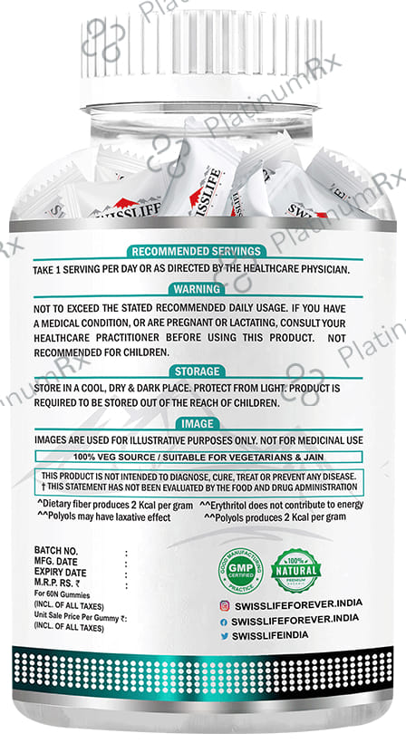 Swisslife Forever Melatonin 10mg Veg Gummies (60 Each) 1 bottles