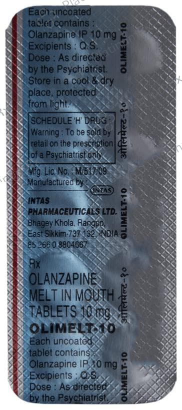 Olimelt 10mg Tablet MD 10s