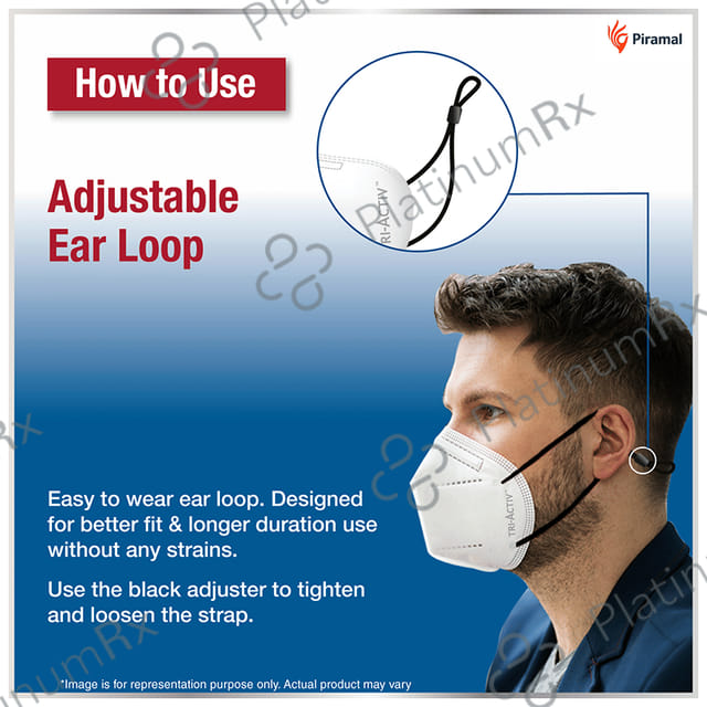 Tri-Activ 5 Layer Protective Face Mask with Ear Loop