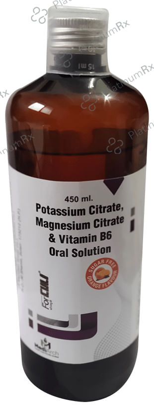 Forculi Oral Solution Orange Sugar Free 450 Oral Solution