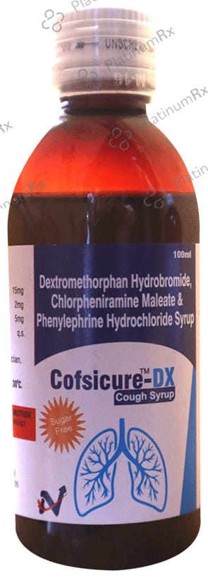 Cofsicure DX Syrup Sugar Free 100ml