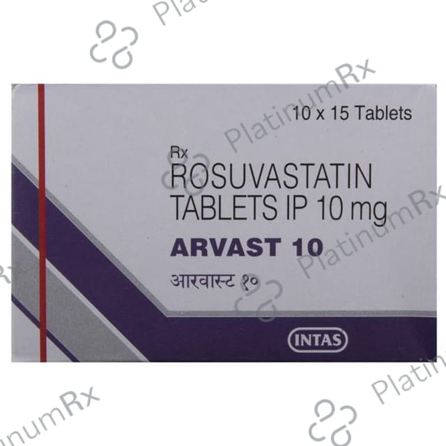 Arvast 10mg Tablet 10s