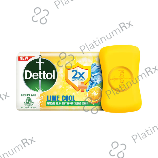 Dettol 2x Menthol Lime Cool Soap 1x125gm