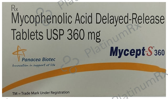 Mycept S 360mg Tablet 10s