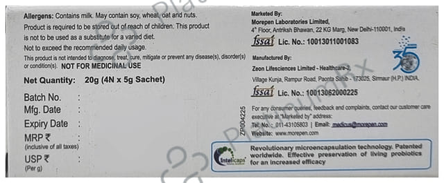 Intebact Lax Sachet Nutraceutical