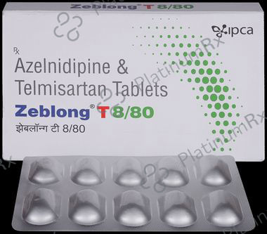 Zeblong T 80/8mg Tablet 10s