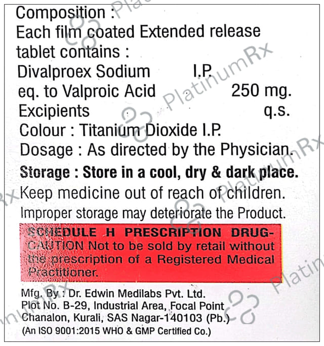 Divashine OD 250mg Tablet 10s