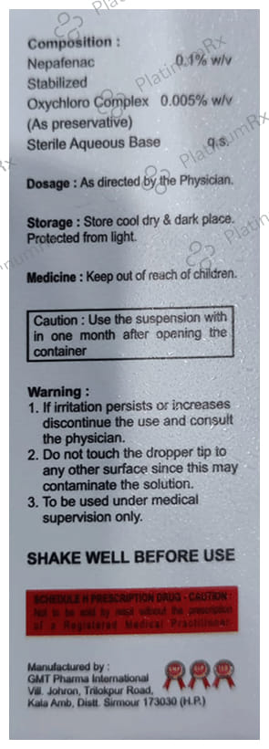 Nepaice Sterile Eye Drop