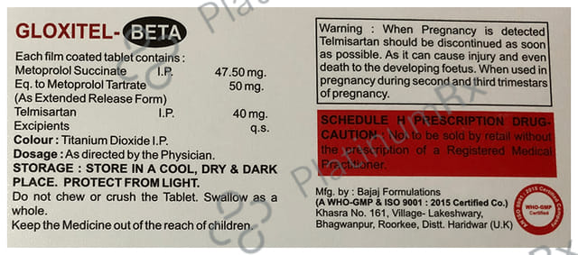 Gloxitel Beta Tablet ER 10s