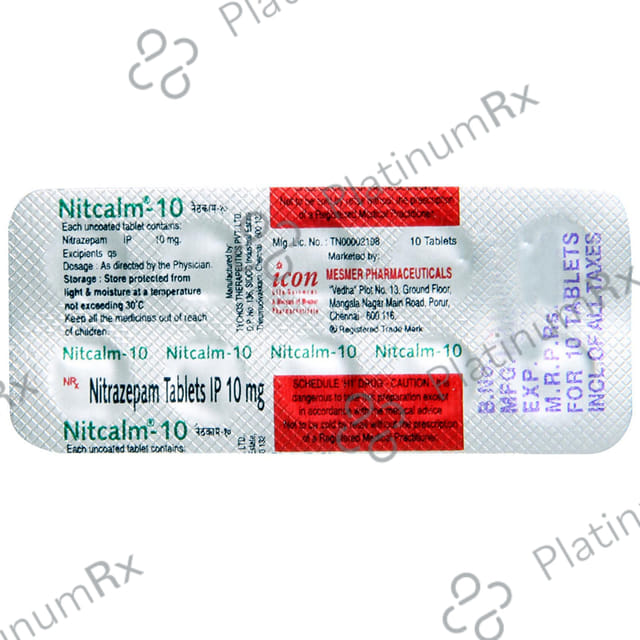 Nitcalm 10mg Tablet
