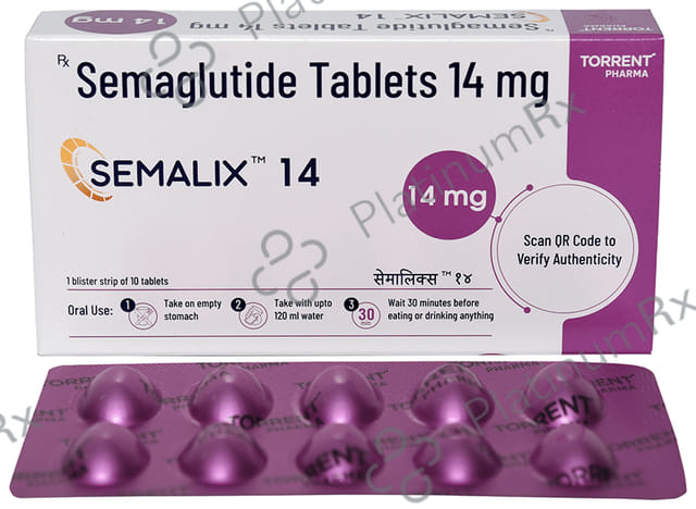 semaglutide 14 mg tablet price in india Buy Rybelsus 14mg-SW (Semaglutide) 14mg Semalix 14mg Tablet 10s: View