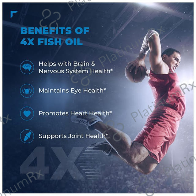 Swisse Ultiboost Odourless 4X Strength Wild Fish Oil - With 1800mg Omega 3 for Joints, Heart, Brain & Eyes - Capsule