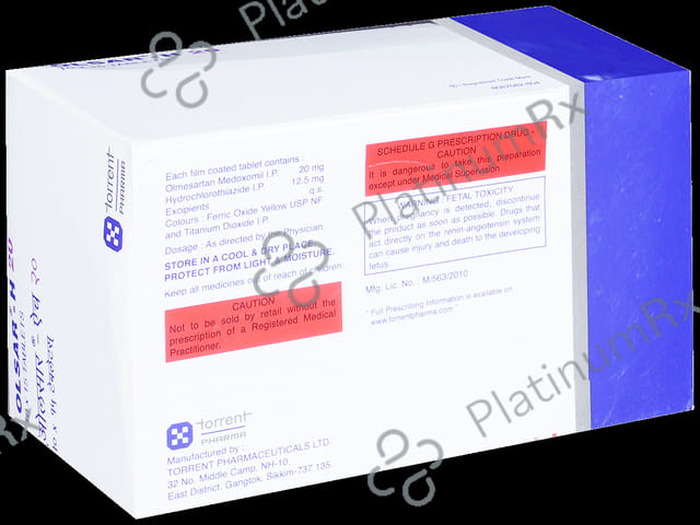 Olsar H 20/12.5mg Tablet 15s
