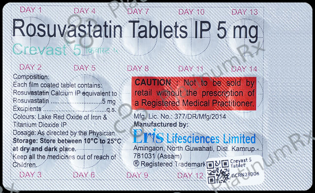 Crevast 5mg Tablet 15s