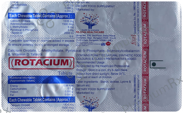 Rotacium Chewable Tablet 15s
