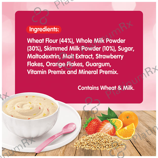 Evexia Bonbaby Fortified Infant Cereal (12 Month Onwards) - Wheat & Mixed Fruit