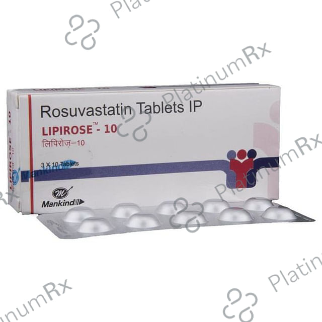 Lipirose 10mg Tablet 10s