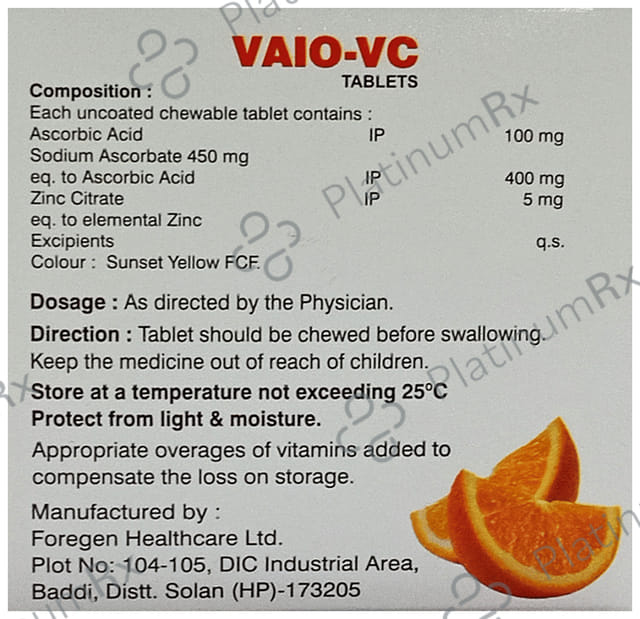 Vaio-VC Chewable Tablet